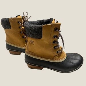 Sorel Women's Slimpack Lace II Waterproof Rubber Duck Rain/Snow Boots